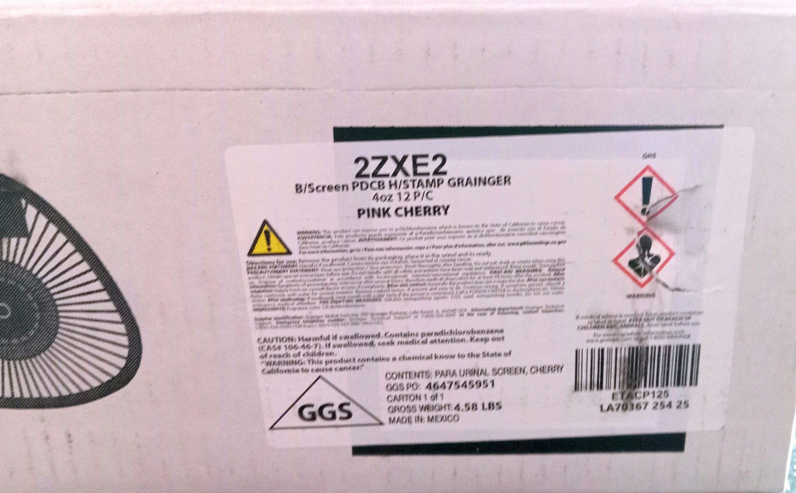 12 NEW GRAINER 2ZXE2 URINAL SCREEN WITH BLOCK NIB ***MAKE OFFER***