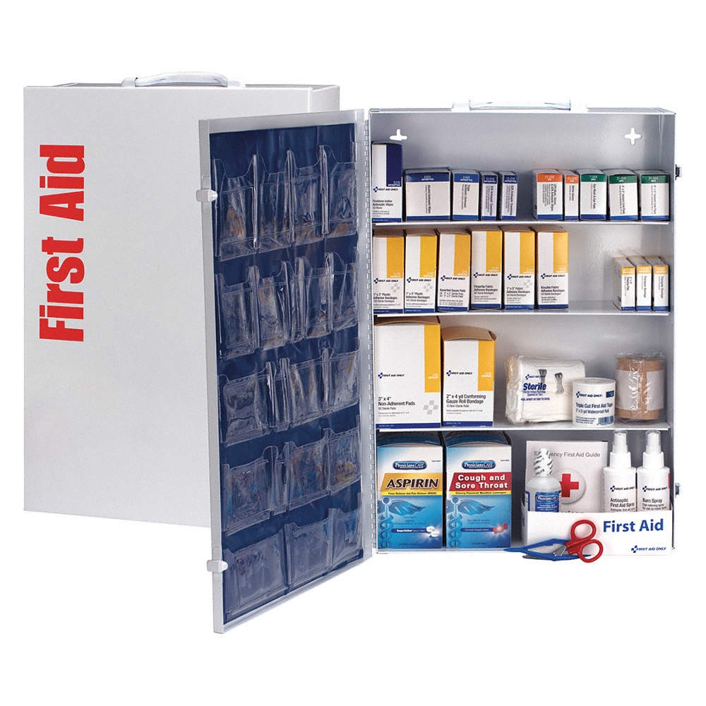 AMERICAN RED CROSS 711248 First Aid Kit w/House,1,060pcs,5.75×22″ 46G221