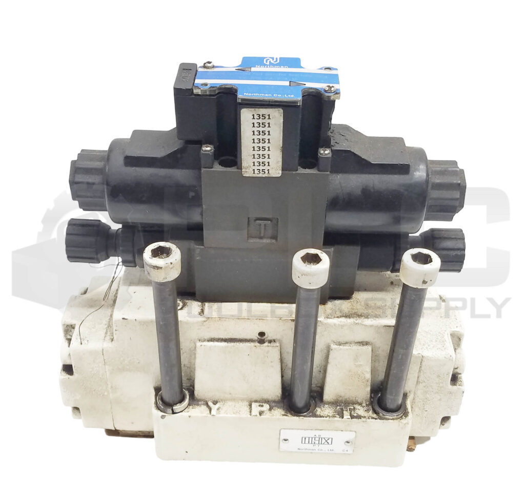 NORTHMAN SW-G06-C4-D24-10 SOLENOID DIRECTIONAL VALVE w/ MT-02W-K-30 & BASE