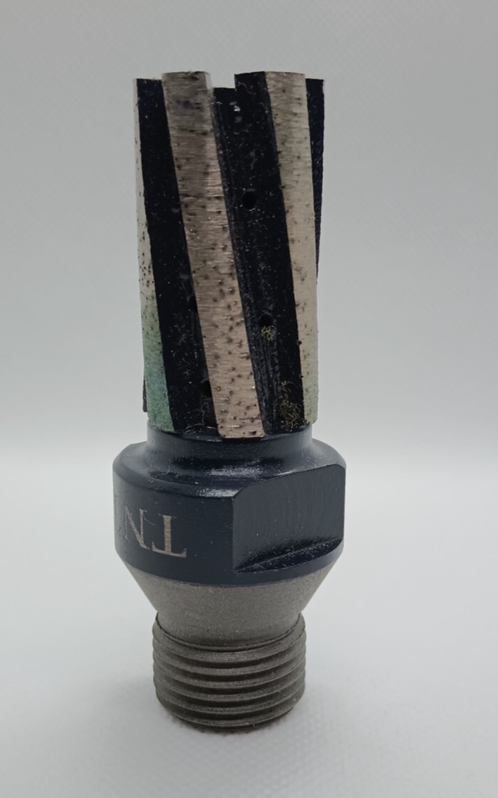 NEW CNC Diamond Finger Bit D22x40Tx1/2″G Six Segment Finger Bit