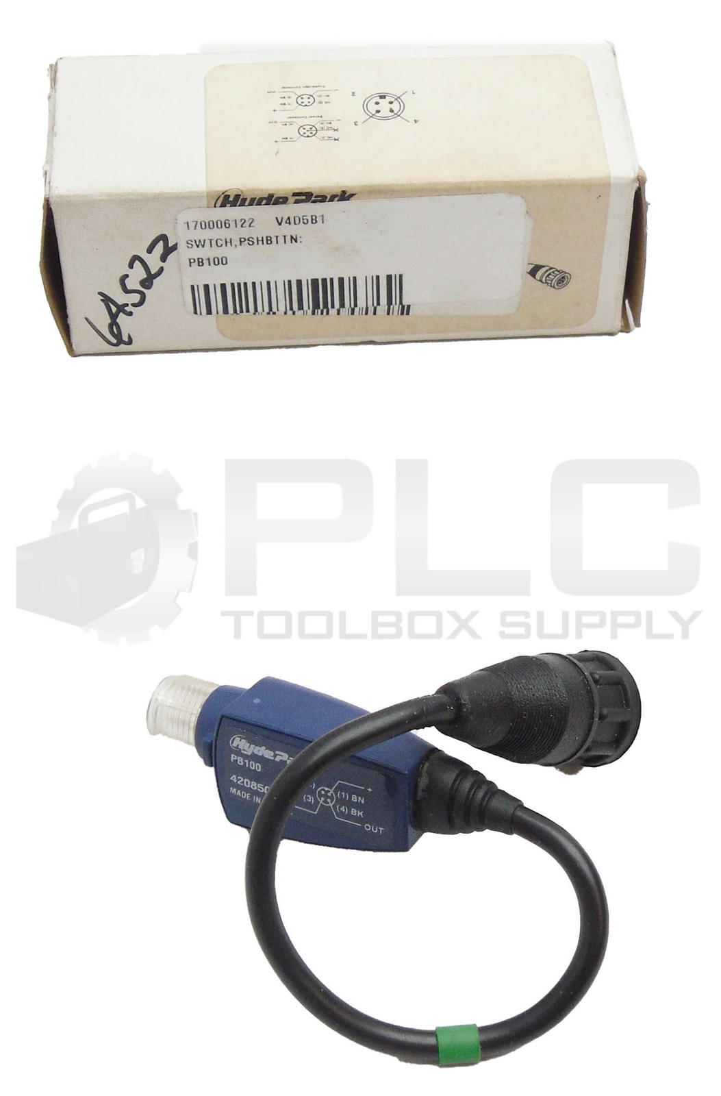NEW HYDE PARK PB100 IN-LINE PUSHBUTTON SWITCH