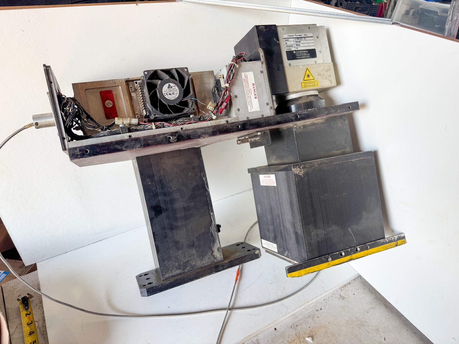 TELESIS XP1C CONTROLLER W/ PROSERIES I SCAN HEAD LASER PARTS and REPAIR