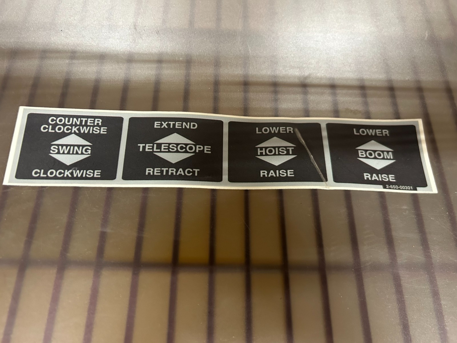 Terex/Ro-Crane 650-00301 Decal