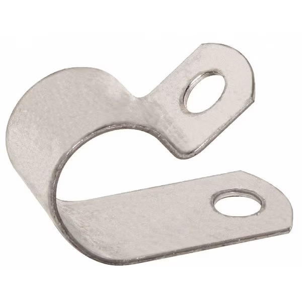 Kmc Cable Clamp, Steel, 3/8 in Bundle Dia., Gray, 50 PK CW0607Z1 Kmc CW0607Z1