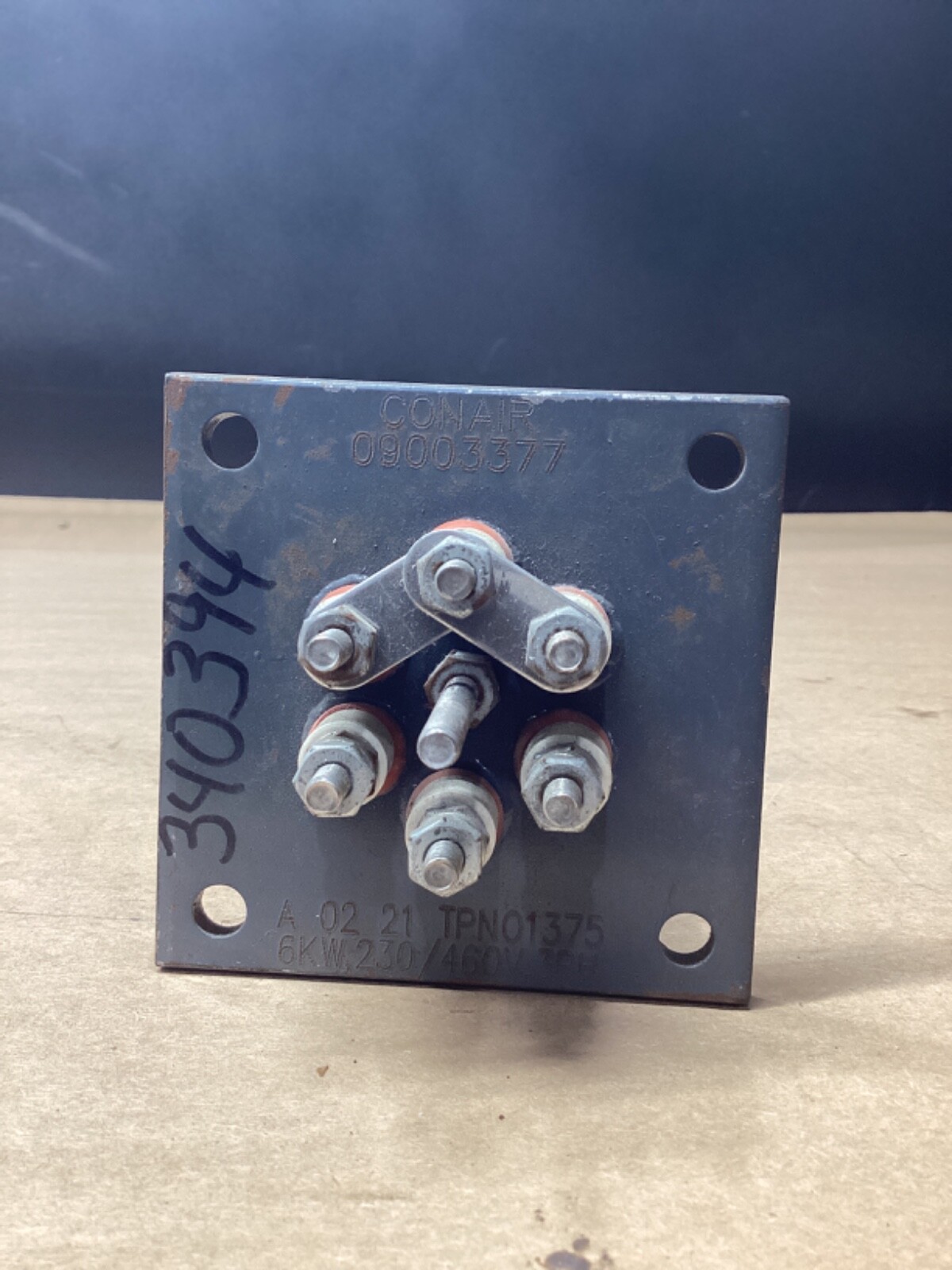 CONAIR TPN01375 6KW 230/460V 3PH Heat Element #110G90PR7