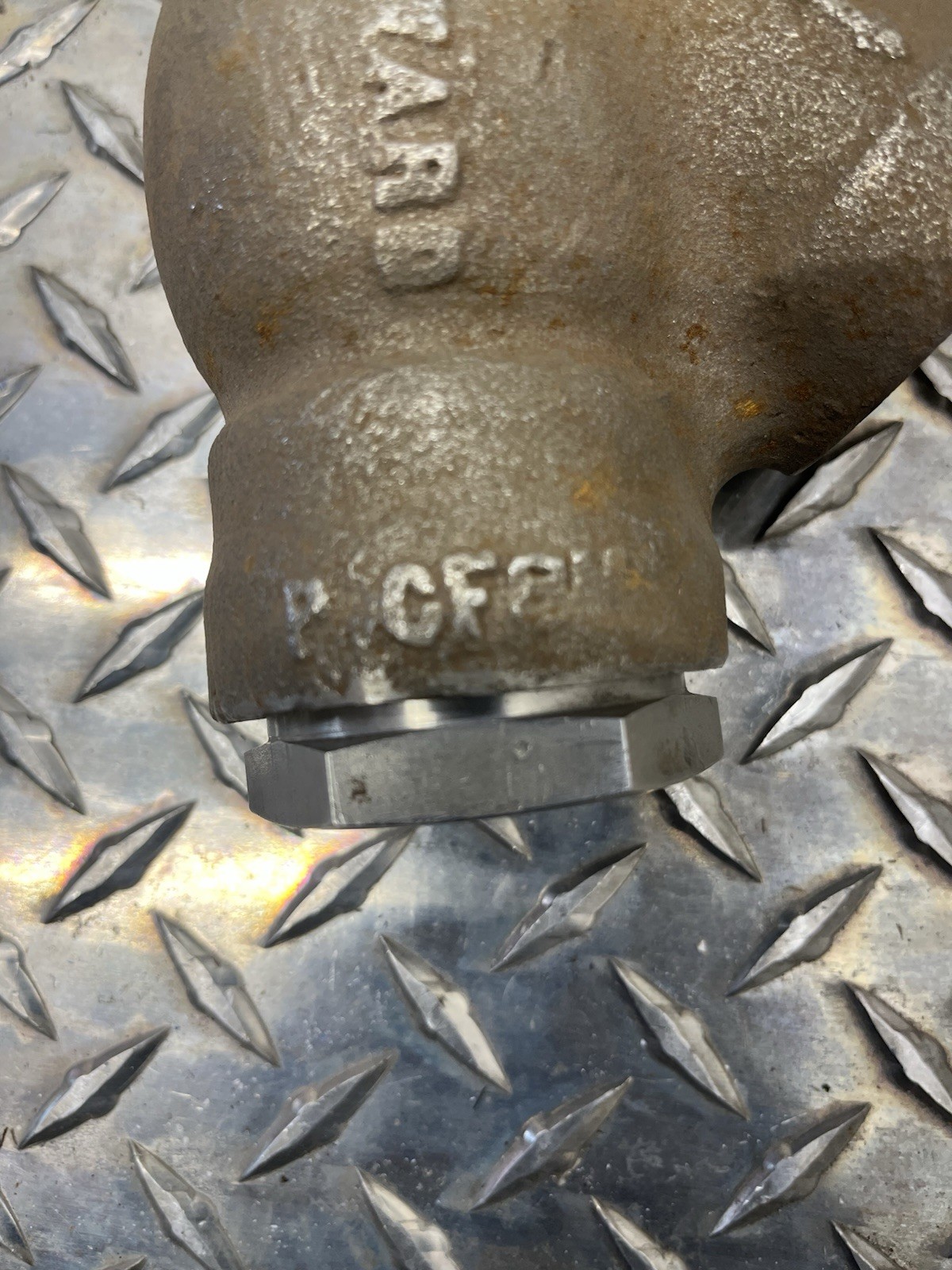 HAYWARD SY1010208 1-1/2 or 1-3/8? Socket Weld Y Strainer CF8M 5254 Steam