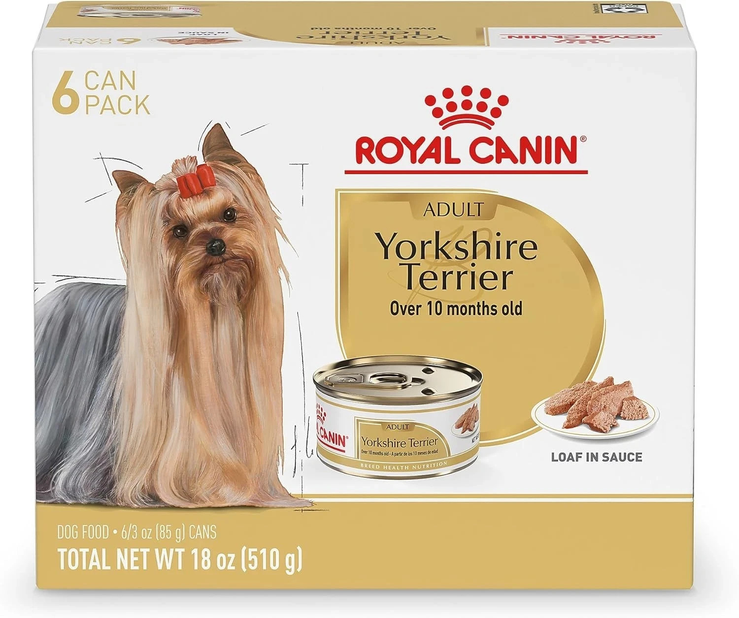 Royal Canin Yorkshire Terrier Adult Loaf Dog Food, 3 oz x 24 Cans