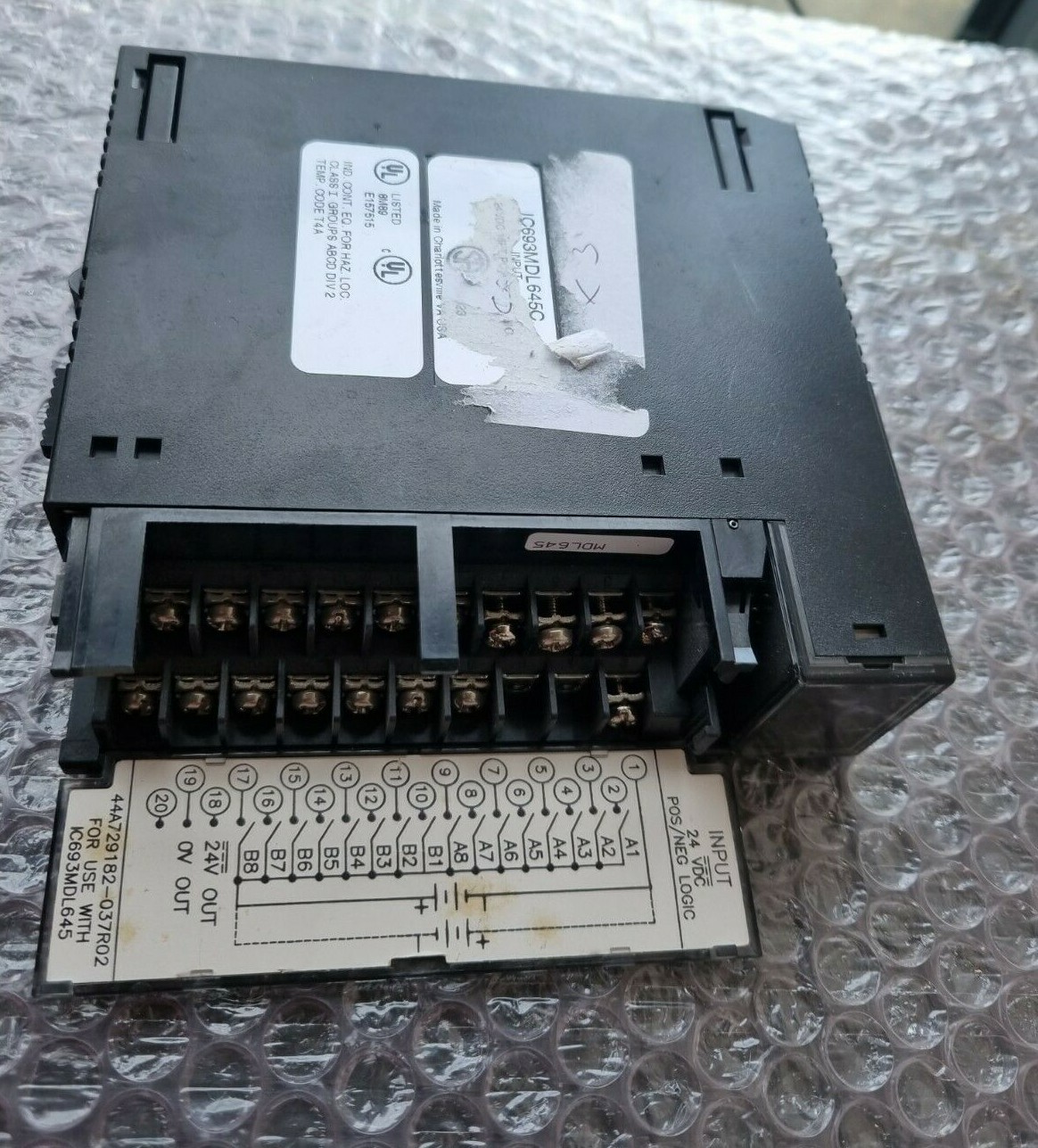 GE FANUC IC693MDL645C INPUT MODULE (IN7S1B4)