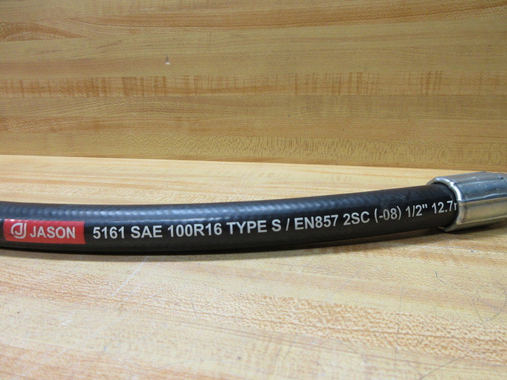 Jason Industrial 5161-08 Hydraulic Hose Assembly 5161 24″ OAL