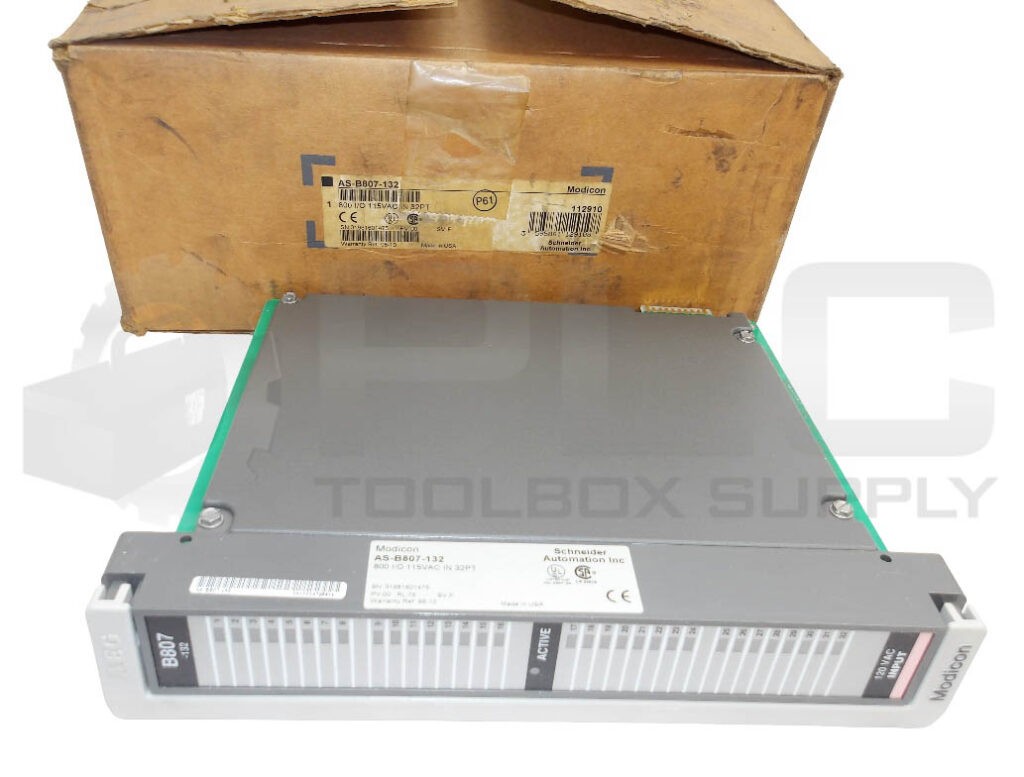 NEW MODICON AS-B807-132 INPUT MODULE 800 I/O 115VAC 32PT