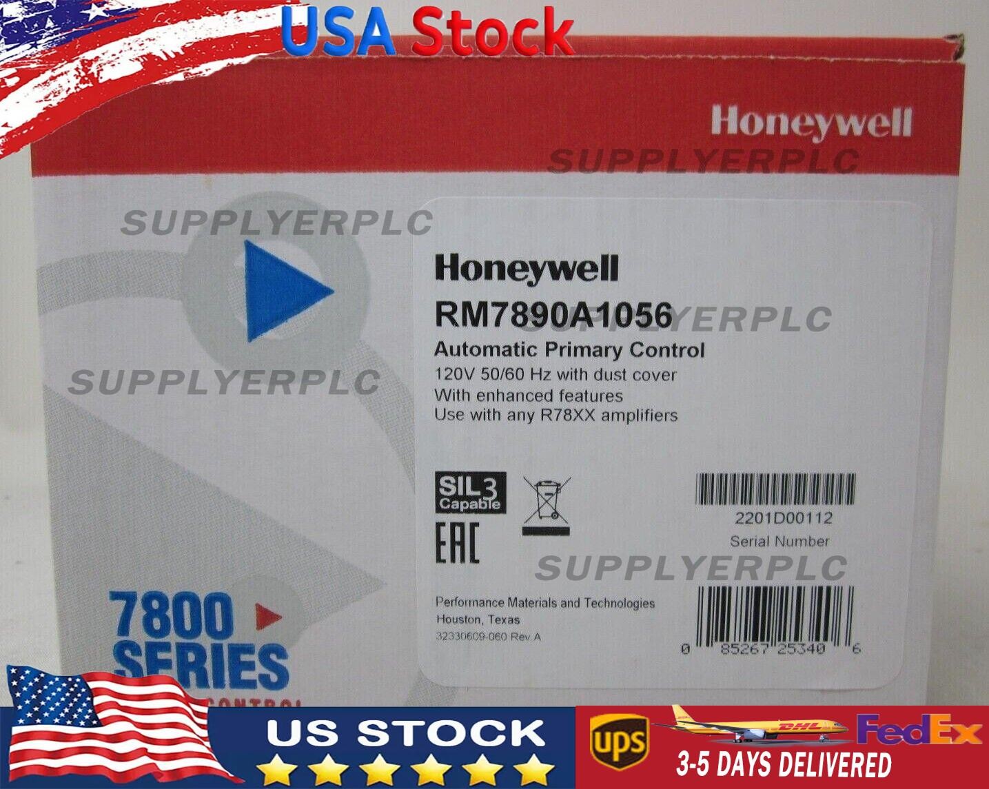 One Honeywell RM7890A1056 RM7890 A 1056 Controller new Free Shipping