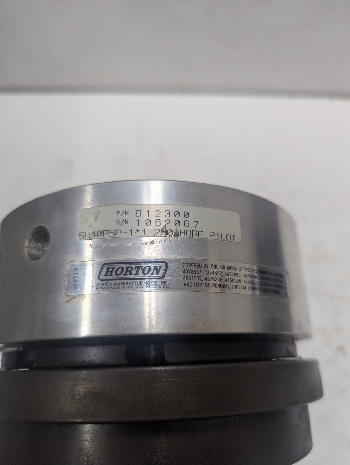 Horton 912300 Pneumatic / Air Clutch 5H40PSP-1 1-1/4″ Bore / Pilot