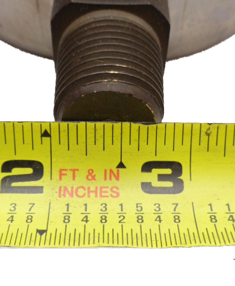 NEW NUOVA FIMA 0-3000PSI PRESSURE GAUGE 4-1/2″ DIA 2″ THICK 3/4″NPT