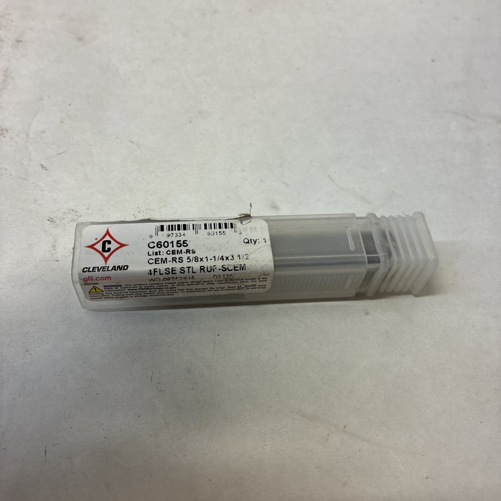 Cleveland C60155 CEM-RS 5/8×1-1/4×3-1/2 Qty 1