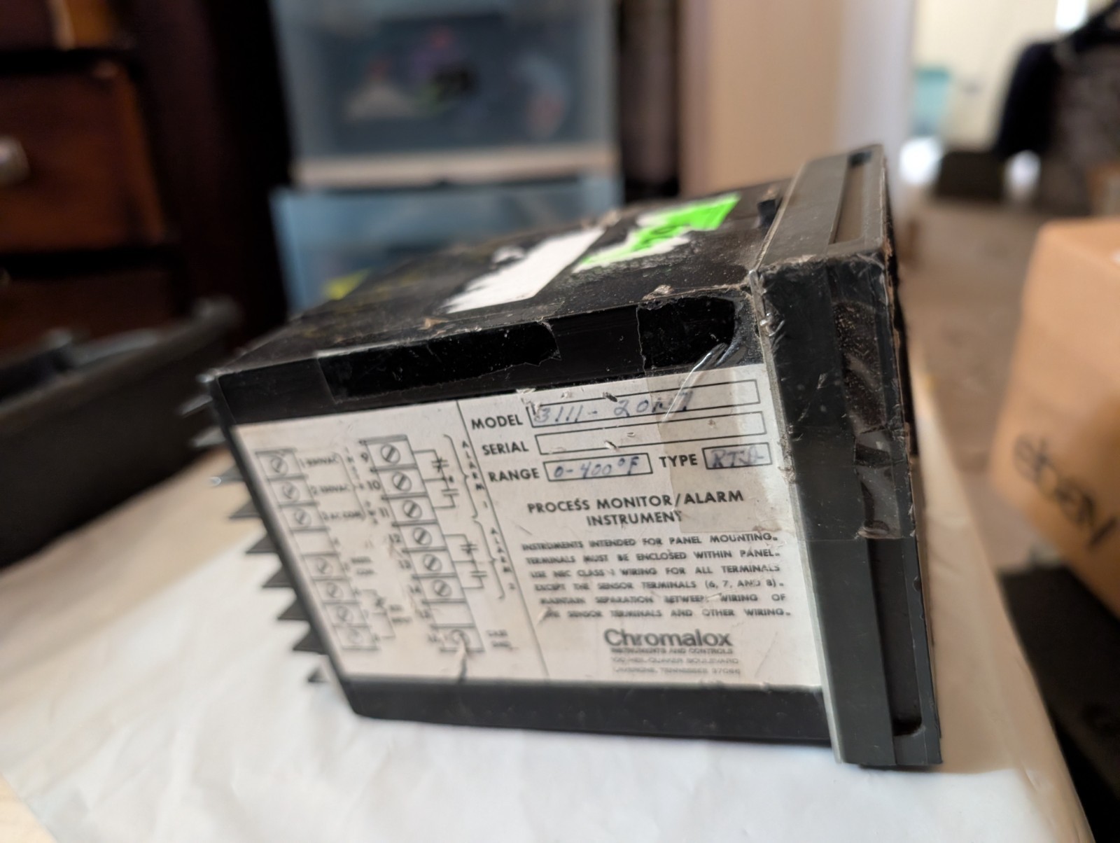 Chromalox 3111-20xxx Temperature Control Alarm Unit Process Monitor Instrument