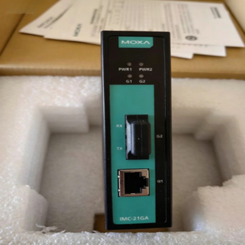 1PC NEW MOXA IMC-21GA-SX-SC Gigabit Multimode Transceiver SC Interface