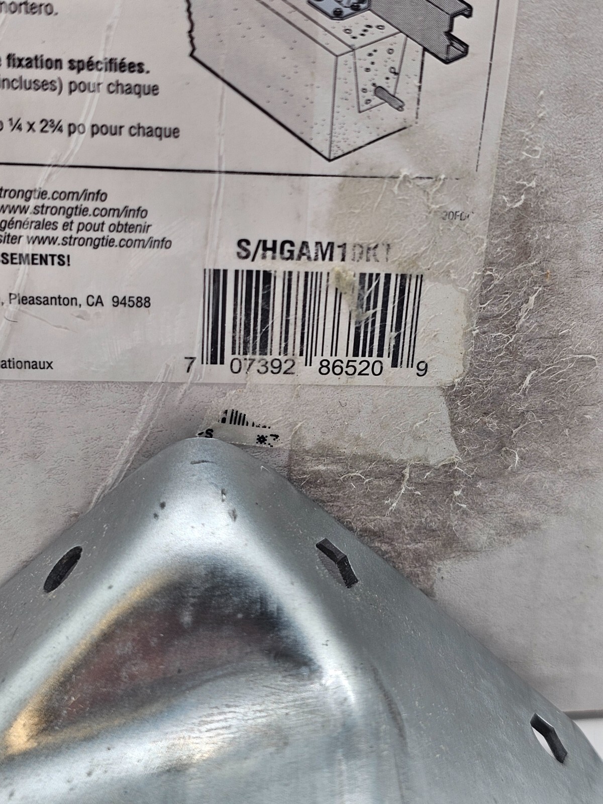 (QTY 10) Simpson Strong-Tie Hurricane Gusset Angle Assembly S/HGAM10KT