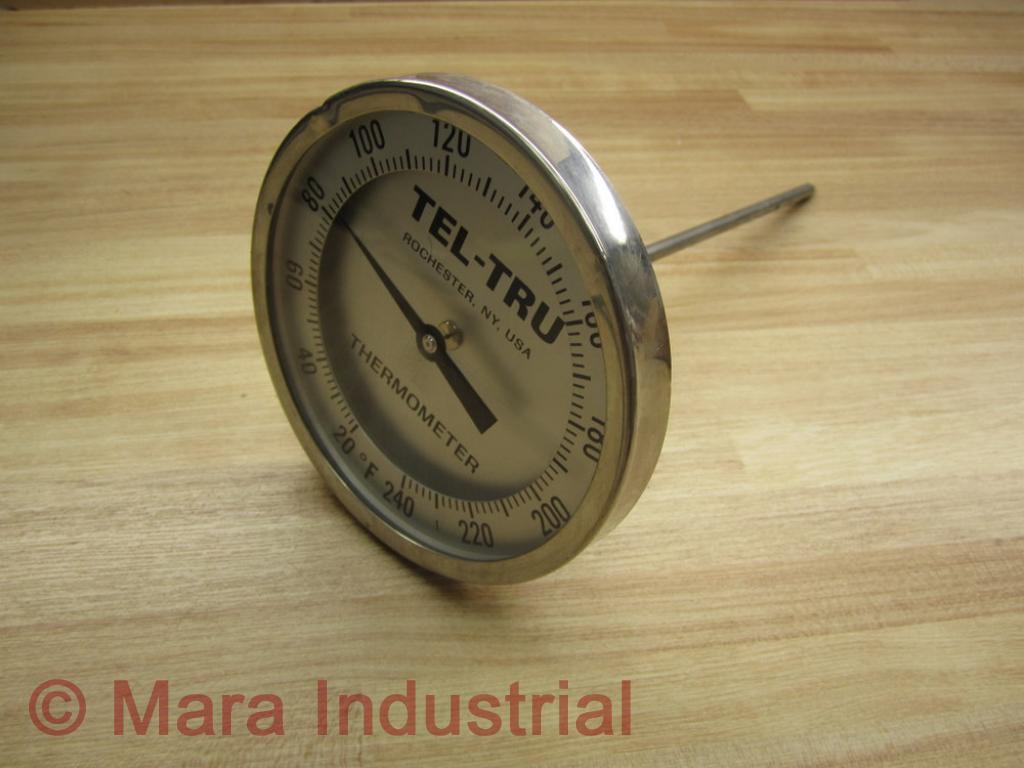 Tel-Tru 20-240°F Thermometer