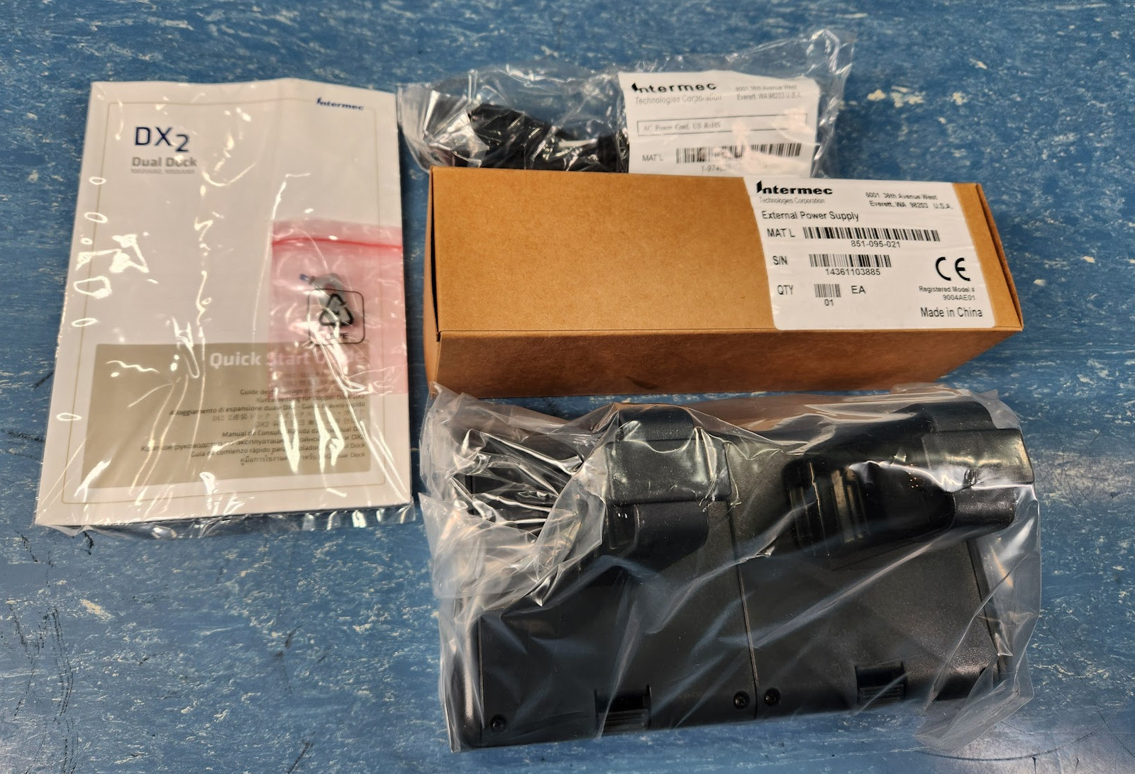 DX2A2BB10 Intermec 4 Position Quad Battery Charger Kit DX2 for CK3R CK3X CK70