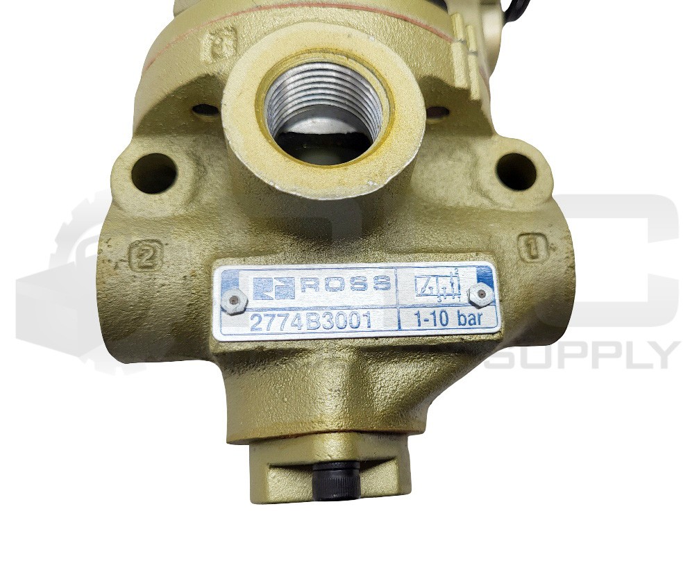NEW ROSS CONTROLS 2774B3001 SOLENOID VALVE 1-10BAR *READ*