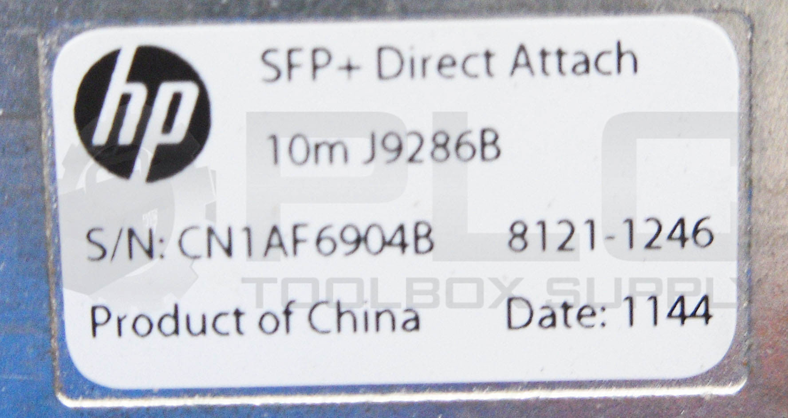 HEWLETT PACKARD J9286B SFP+ DIRECT ATTACH NETWORK CABLE 10M