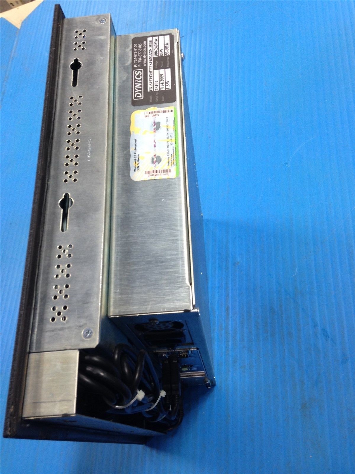 DYNICS FX15PTPIX0I7T1XPRN2XXN-3USB TOUCHSCREEN MONITOR FOR PARTS (M7)