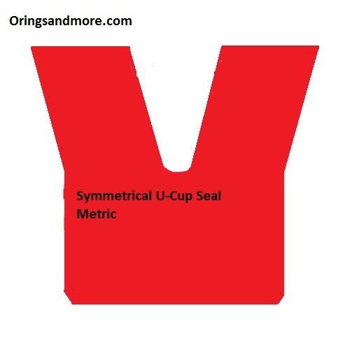Hydraulic U Cup Seals Metric Rod Piston 71mm ID x 80mm OD x 6mm
