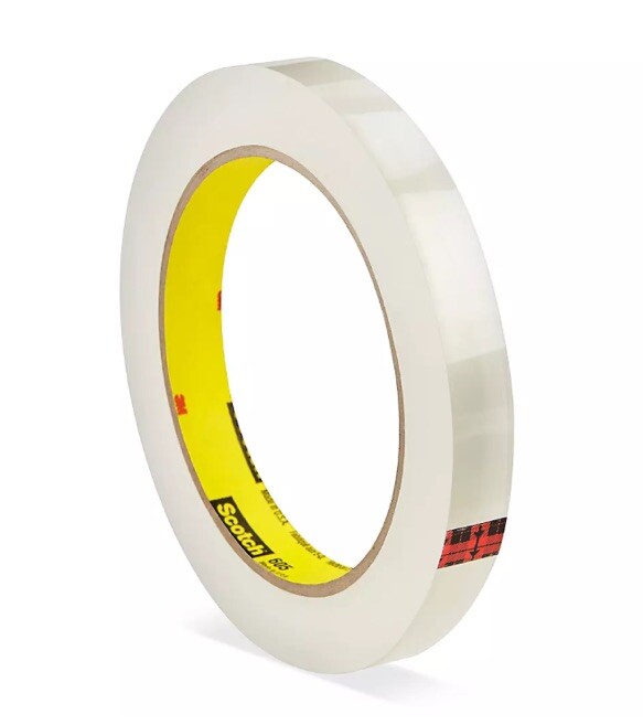 4 PACK OF Scotch 605 Translucent Clear COLD TEMP Packaging Tape 1/2″ x 72 yds