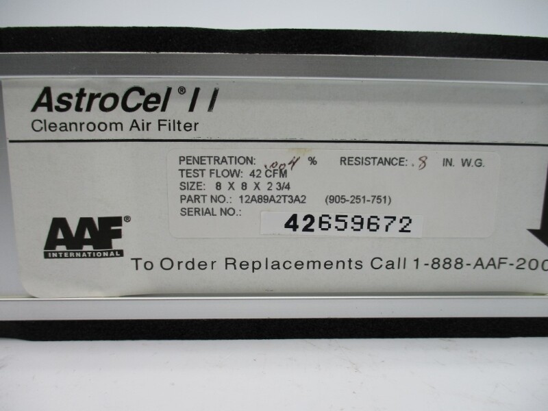 AAF 12A89A2T3A2 8″ X 8″ X 2-3/4″ NSNP