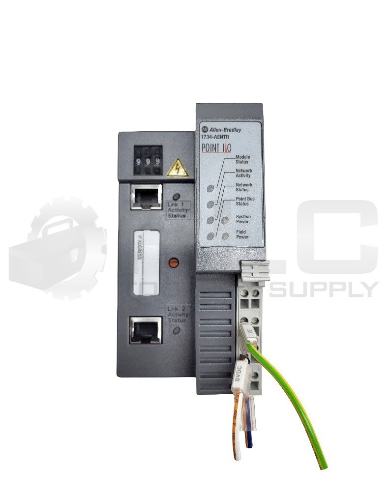 ALLEN BRADLEY 1734-AENTR /C POINT I/O ETHERNET COMMUNICATION MODULE 10-28.8VDC