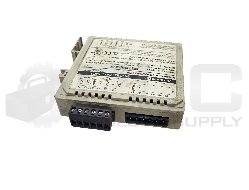 ACROMAG 841T-0500 INTELLIPACK TRANSMITTER 0-10V 0-5VDC