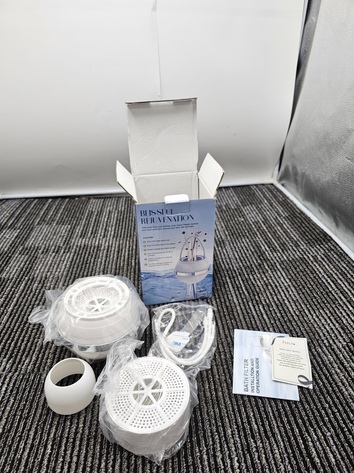 Blissful Rejuvenation Bath Filter 30-60PSI Pressure Range 2-3gpm at 60psi Flow