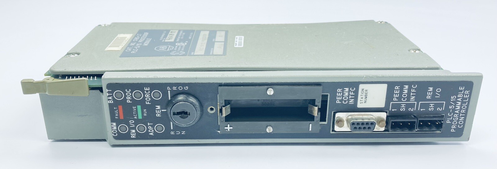 ALLEN BRADLEY 1785-LT PLC-5/15 PROCESSOR MODULE SER.B 2.5A 960418-01 FW REV:G