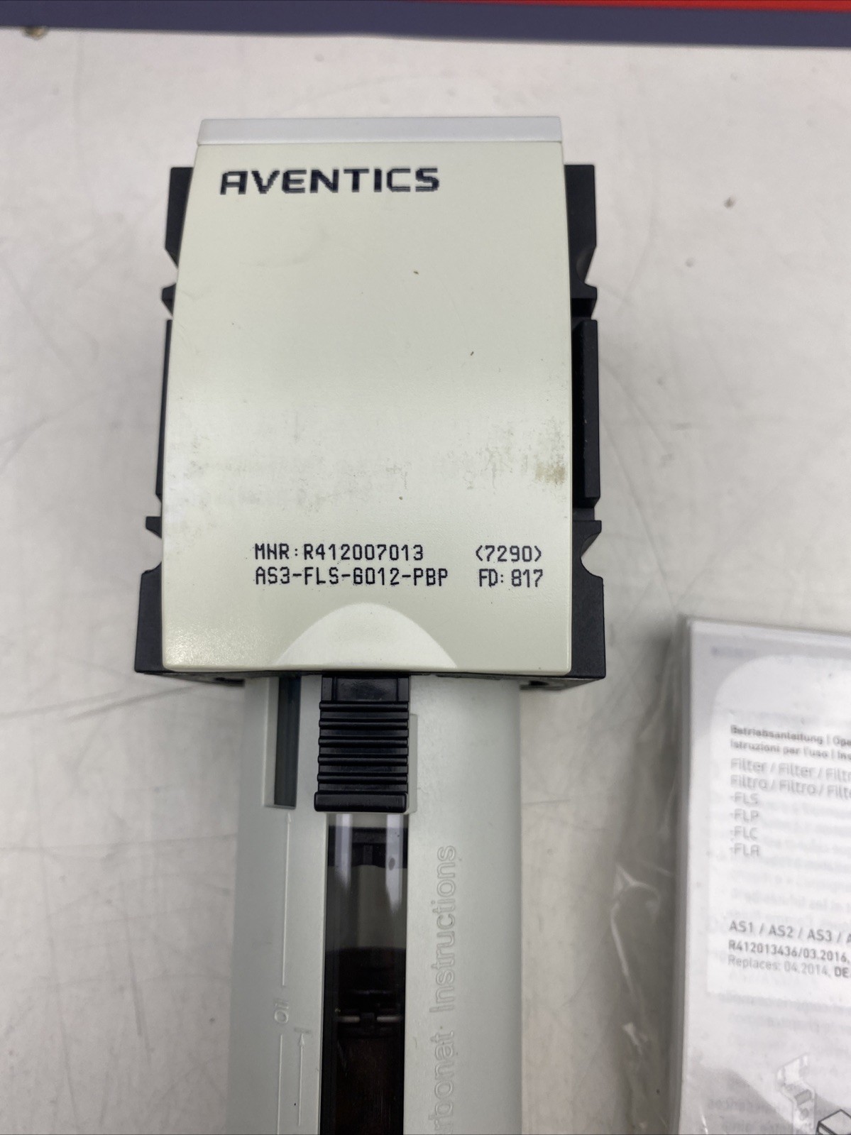 AVENTICS AS3 -FLS -G012 -PBP Pneumatic Filter NEW
