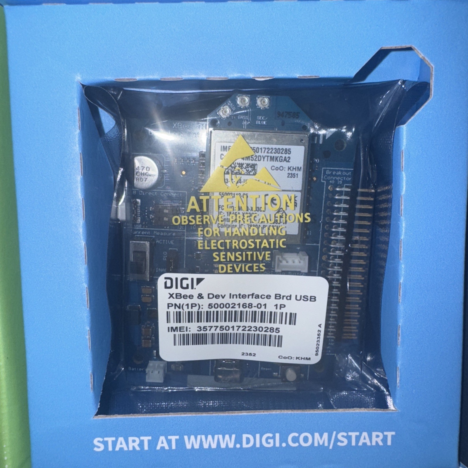 XBee 3 Global LTE Cat 1 AT&T Development Kit (Missing Cables)