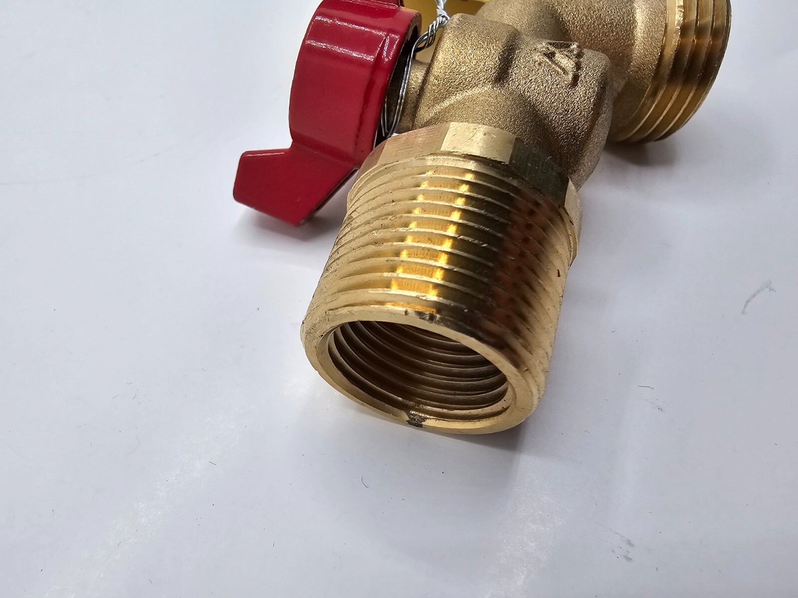 (QTY 2) 3/4″ Brass Ball Valve Hose Bibb Brass Male NPT inlet