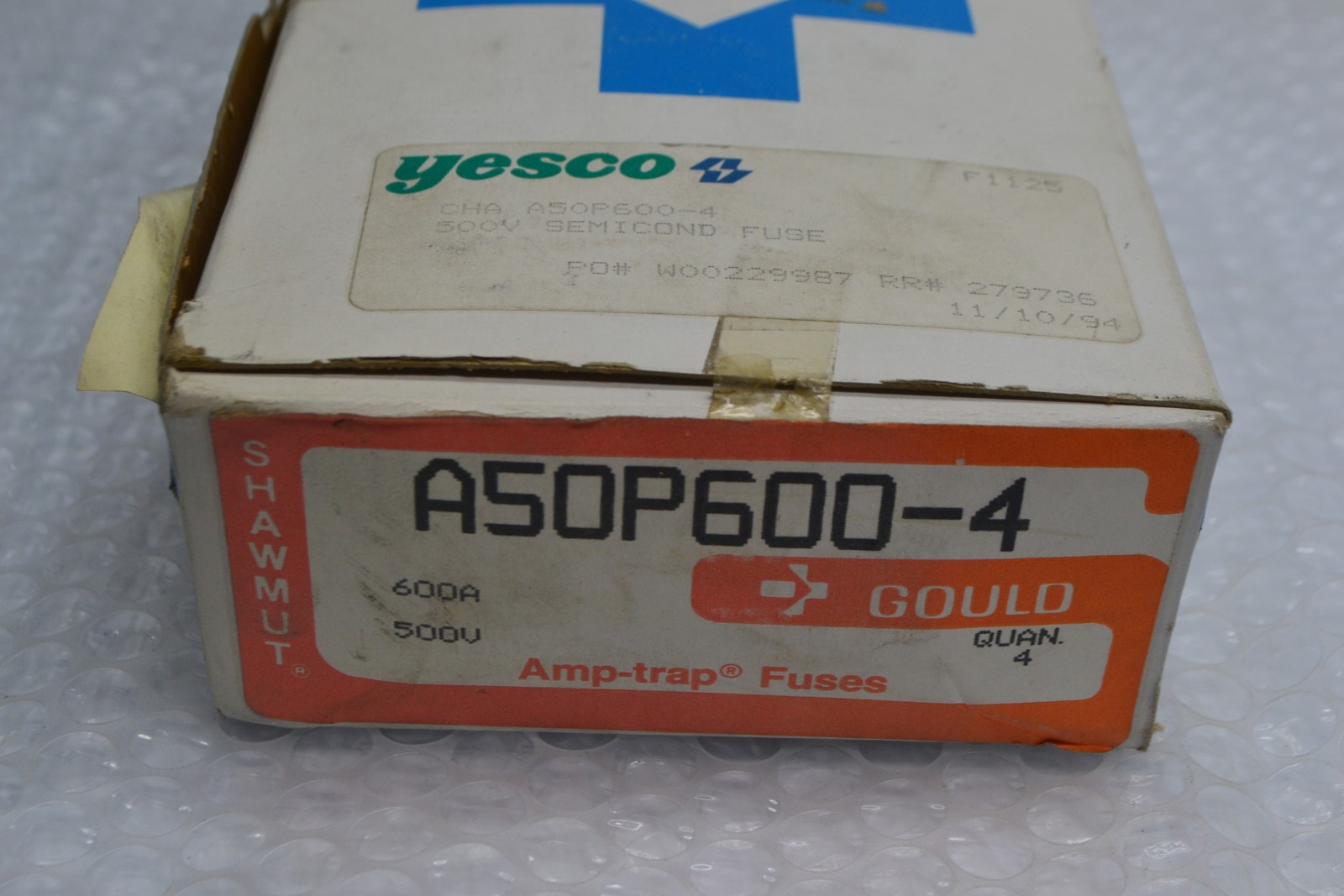 GOULD A50P600-4 FUSE PKG OF 4 NSMP