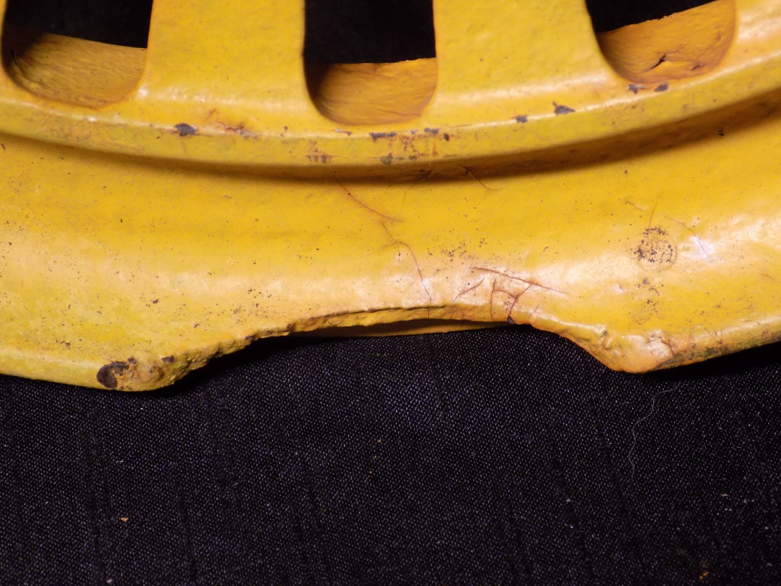 Antique Vintage Cast Iron Spoked Belt Pulley Wheel
