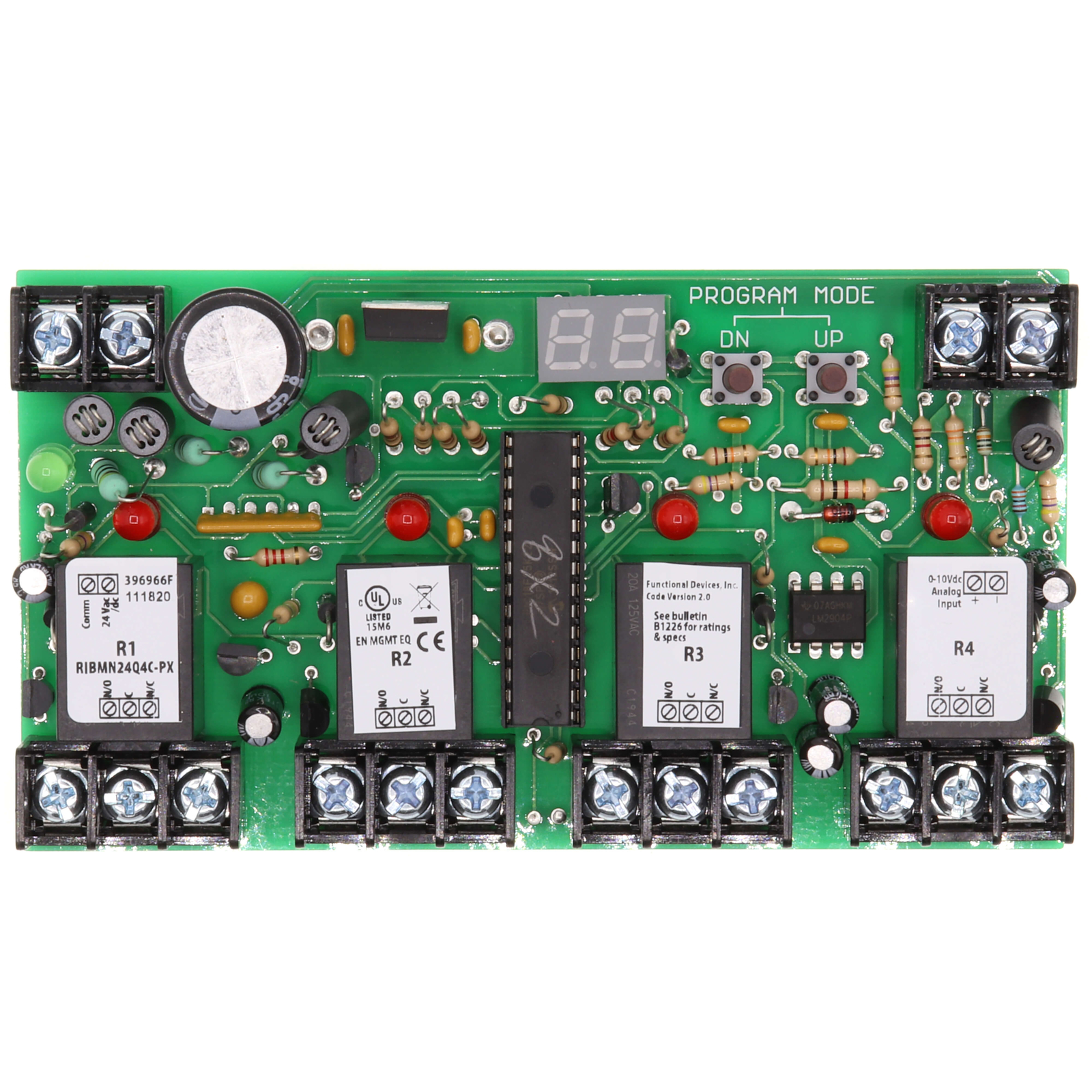 Functional Devices RIBMN24Q4C-PX 4 Output Field Adjustable Staging Threshold
