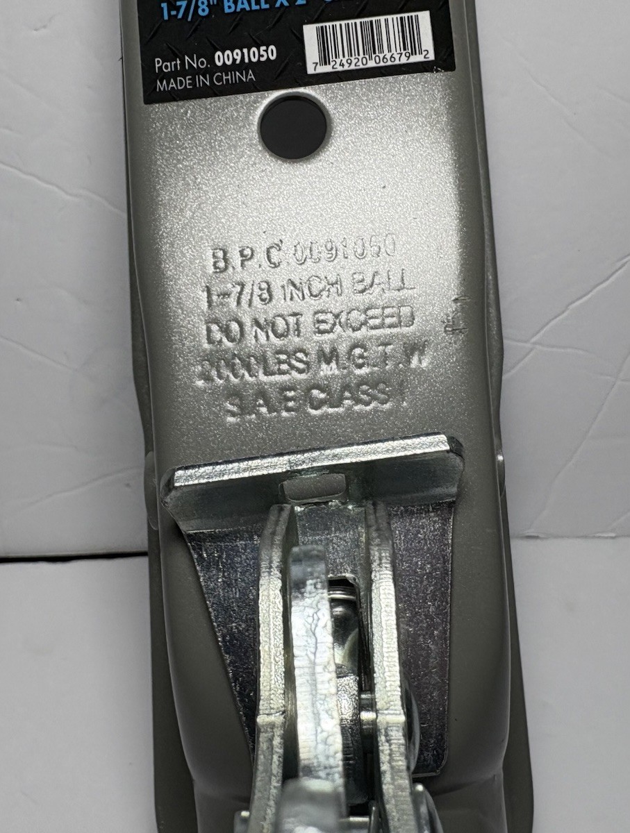 Buyers Products 0091050 Straight Tongue Coupler Trailer Hitch Coupler