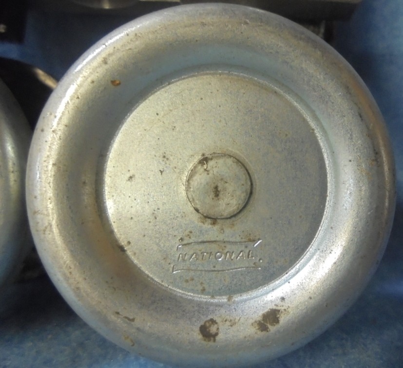 PUSH TROLLEY, NATIONAL WHEELS, 2-1/8″ WHEEL OD, 1″ TREAD