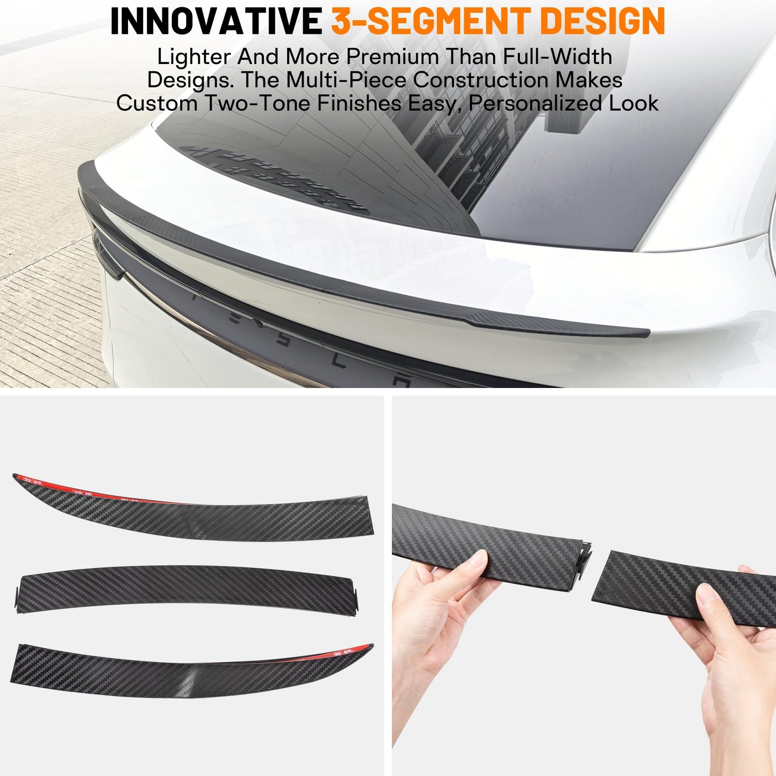 Rear Spoiler for Tesla Model Y Juniper 2025 2026, ABS Rear Trunk Lip Wing, Sp…