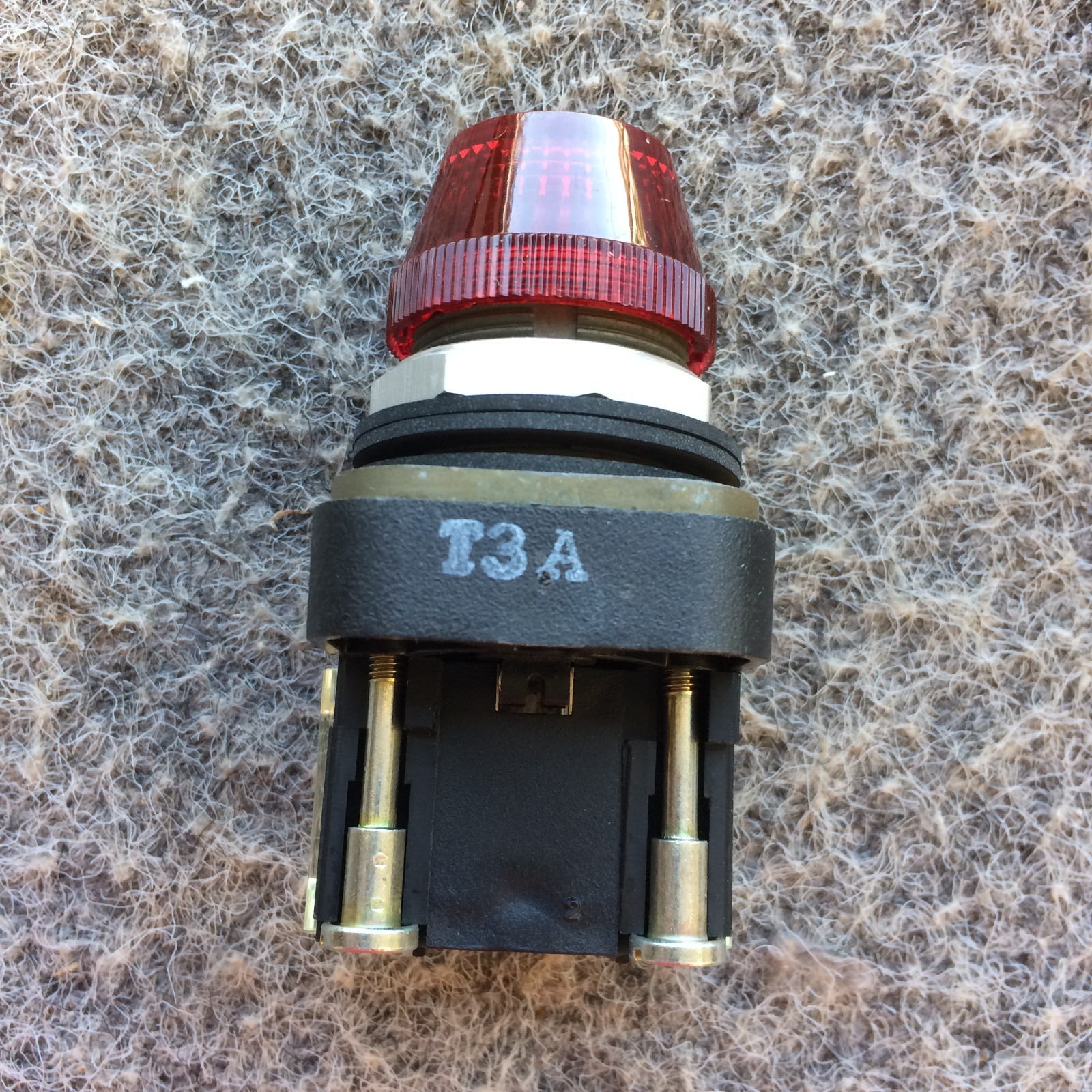 ALLEN BRADLEY 800T-Q10R PILOT LIGHT RED 120V FULL VOLTAGE SERIES T NIB