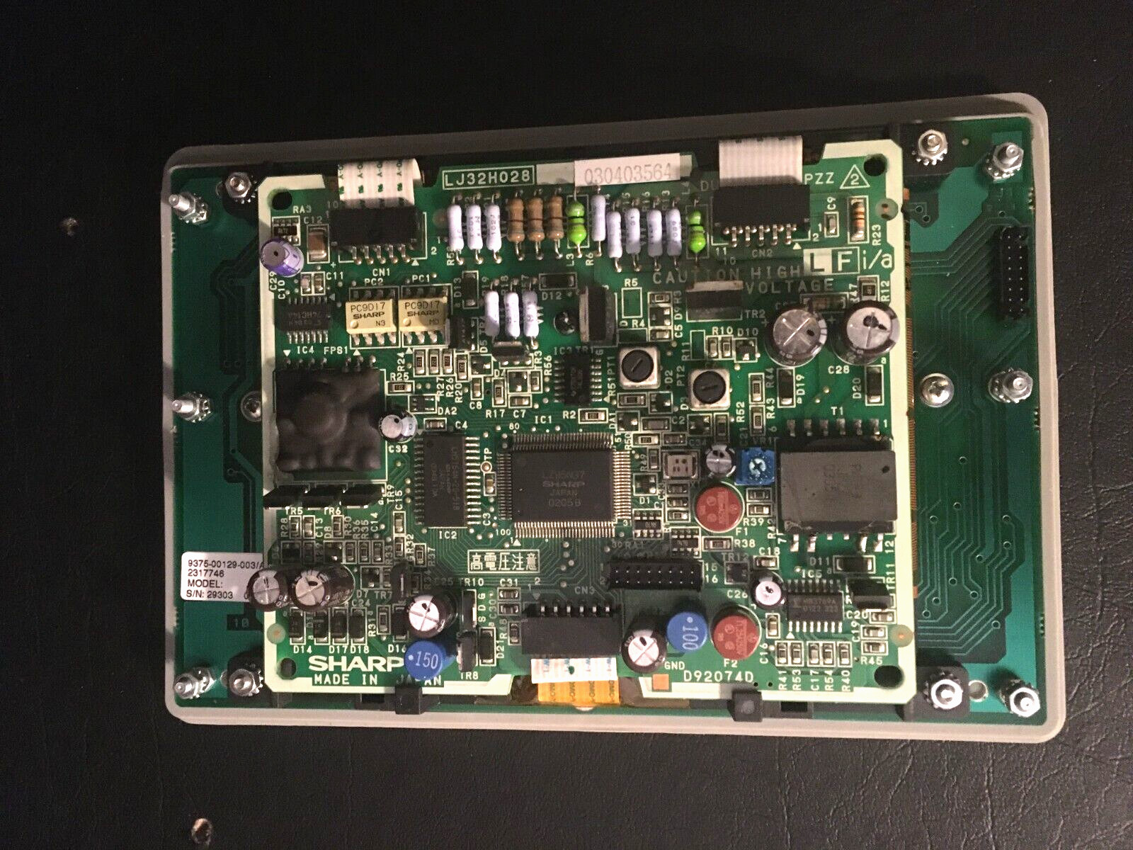 GE PROTEUS X-ray System Display Panel (20033 B44) – 53594 RT. 9375-00129-003/A