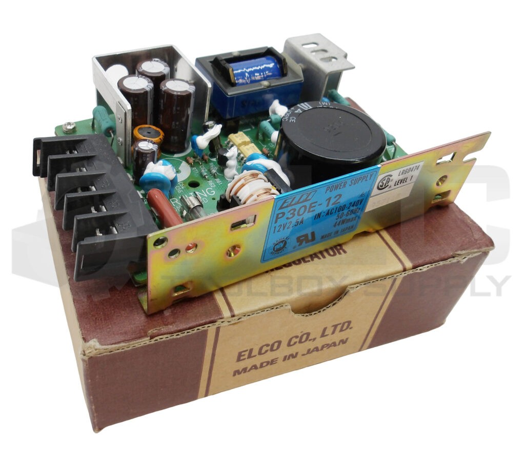 NEW ELCO P30E-12 POWER SUPPLY 12V 2.5A 50/60HZ 44W