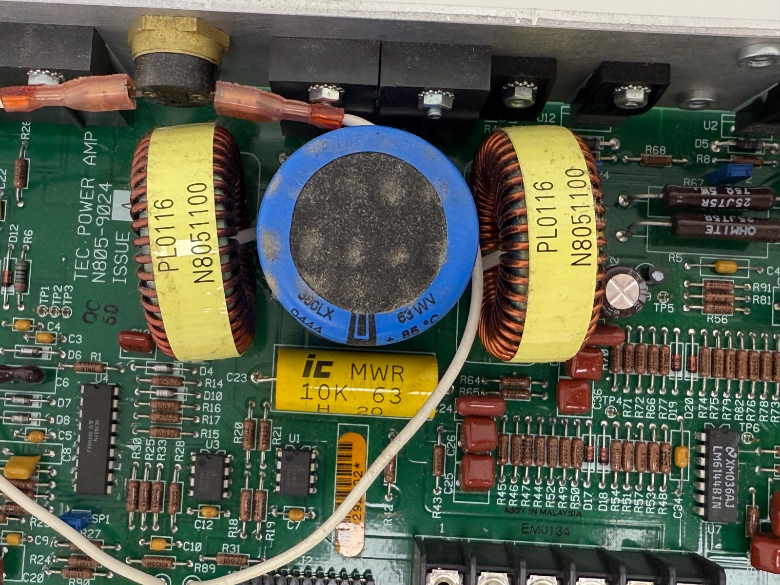 Applied Biosystems GeneAmp tec power supply board AMP N805-9024