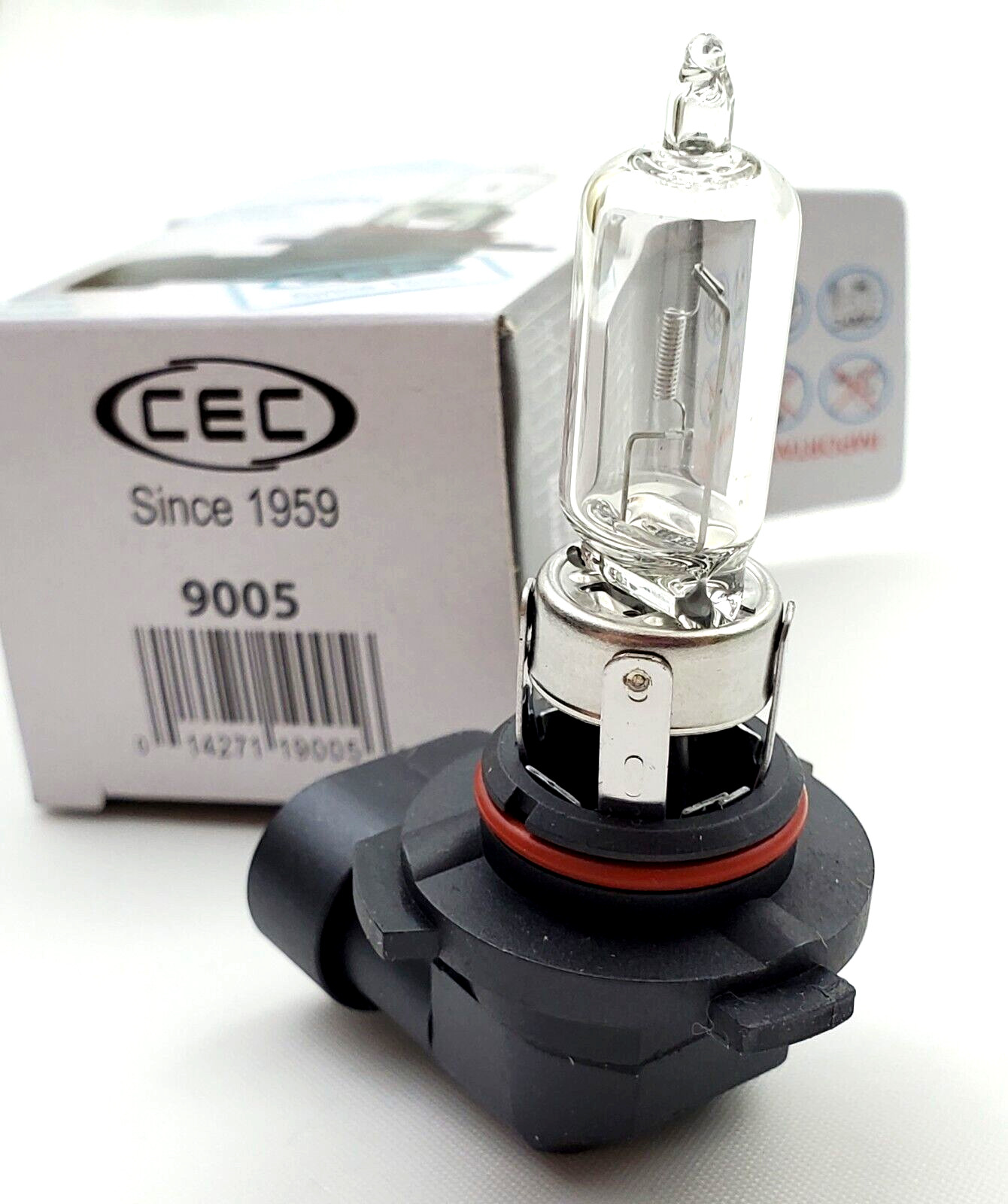 CEC 9005 HB3 12 Volt 65 Watt P20d Angle Base Halogen Automotive Lamp