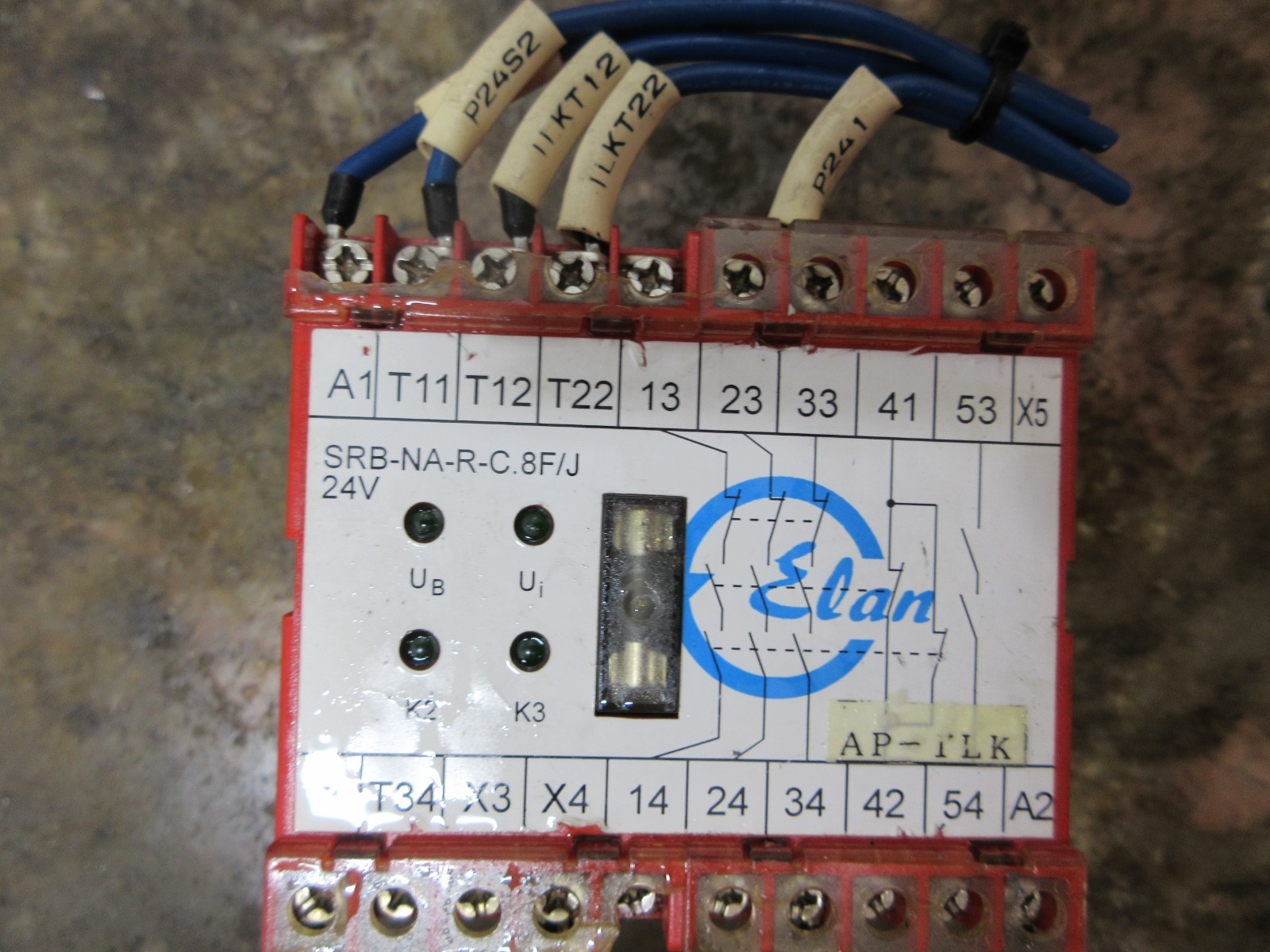 1999 MORI SEIKI CL-153 CNC LATHE ELAN SRB-NA-R-C.8F/J-24V SAFETY RELAY