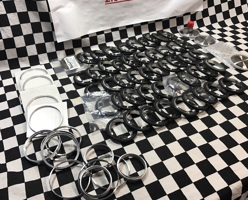 MDC VACUUM NW40 Blank Cap, NW40 to 1/4″, CENTERING RING, BIG LOT #136AF
