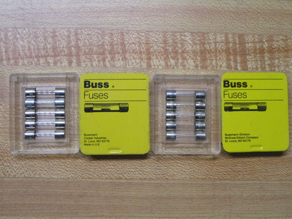 Buss GMA-1 Bussmann Fuse Cross Ref 1CJ34 Fine Wire Element (Pack of 10)